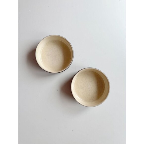 Lot of 2 MIKASA Indian Feast Bark Brown Soup Cereal Bowls - Picture 2 of 10